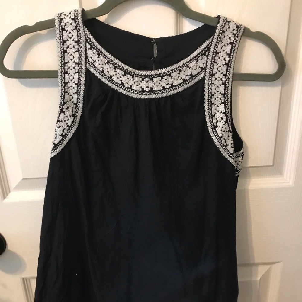 Black tank top
